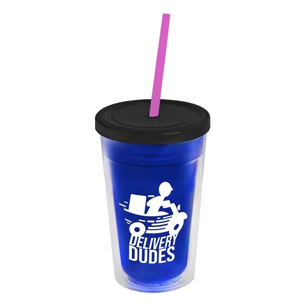 16 oz Double-Wall Insulated Transparent Tumblers... from ASI 40480 Koozie Group