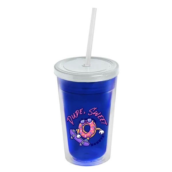 16 oz Double-Wall Insulated Transparent Tumblers... from ASI 40480 Koozie Group