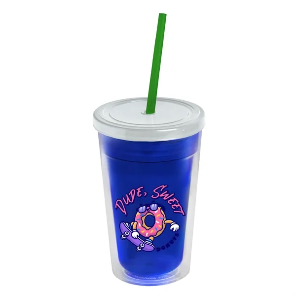 16 oz Double-Wall Insulated Transparent Tumblers... from ASI 40480 Koozie Group
