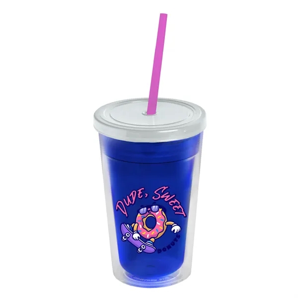 16 oz Double-Wall Insulated Transparent Tumblers... from ASI 40480 Koozie Group