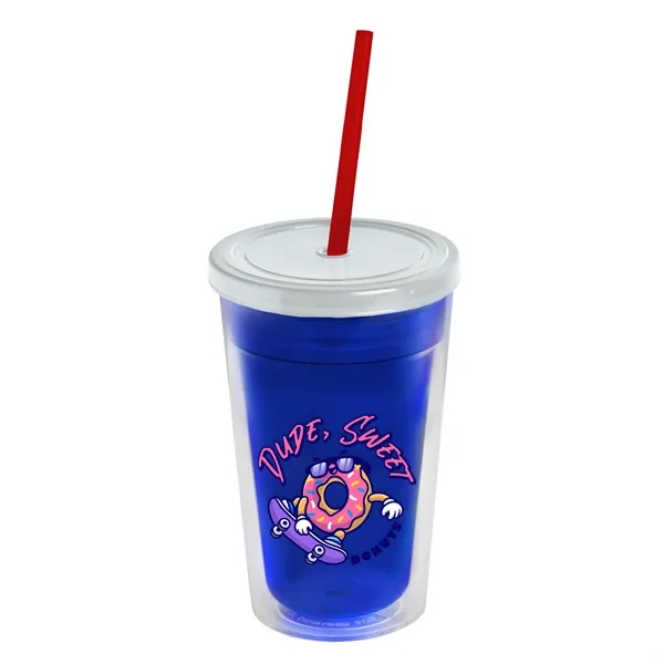 16 oz Double-Wall Insulated Transparent Tumblers... from ASI 40480 Koozie Group