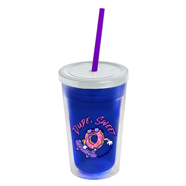 16 oz Double-Wall Insulated Transparent Tumblers... from ASI 40480 Koozie Group