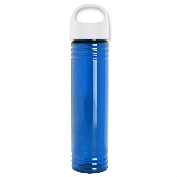 32 oz. Transparent Bottle with Oval Crest lid. Slim Cylinder Design... from ASI 40480 Koozie Group