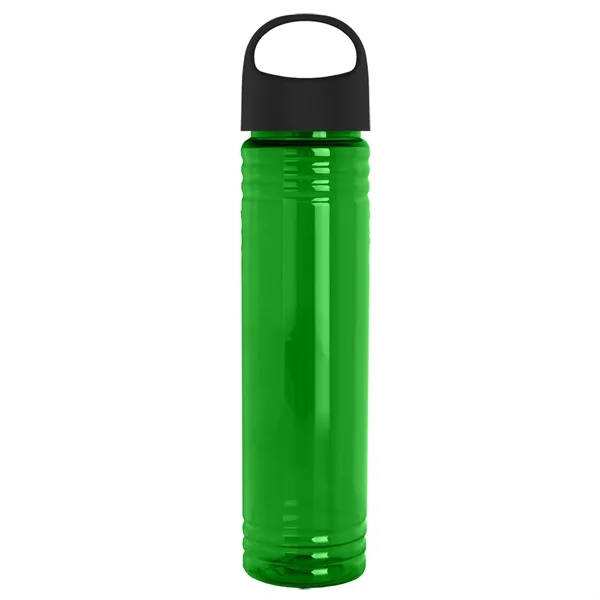 32 oz. Transparent Bottle with Oval Crest lid. Slim Cylinder Design... from ASI 40480 Koozie Group