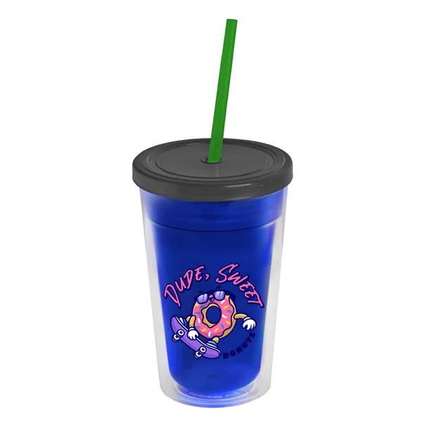 16 oz Double-Wall Insulated Transparent Tumblers... from ASI 40480 Koozie Group