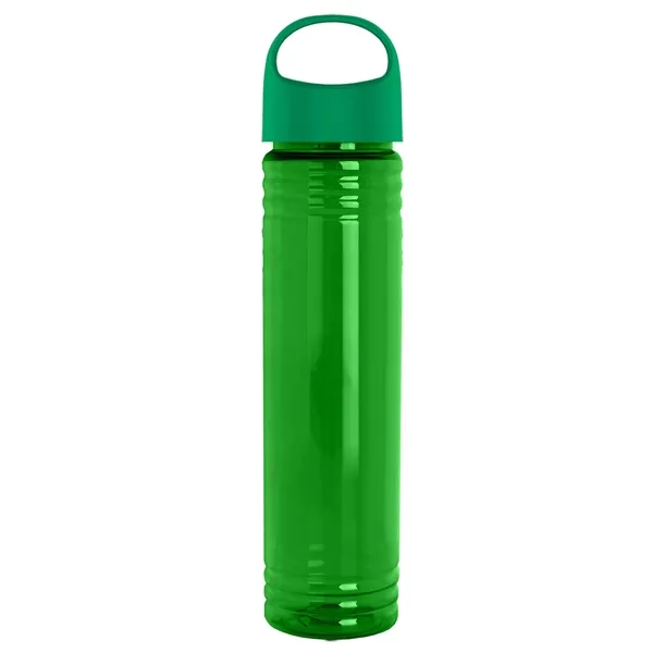 32 oz. Transparent Bottle with Oval Crest lid. Slim Cylinder Design... from ASI 40480 Koozie Group
