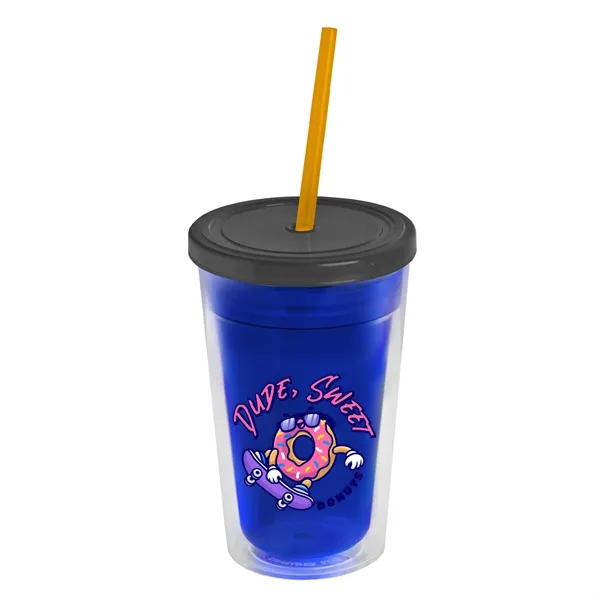 16 oz Double-Wall Insulated Transparent Tumblers... from ASI 40480 Koozie Group