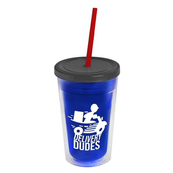 16 oz Double-Wall Insulated Transparent Tumblers... from ASI 40480 Koozie Group