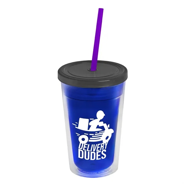 16 oz Double-Wall Insulated Transparent Tumblers... from ASI 40480 Koozie Group