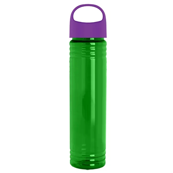 32 oz. Transparent Bottle with Oval Crest lid. Slim Cylinder Design... from ASI 40480 Koozie Group