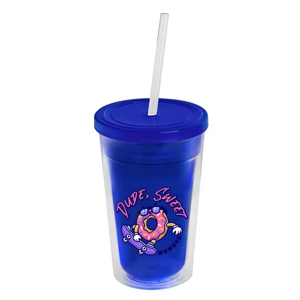 16 oz Double-Wall Insulated Transparent Tumblers... from ASI 40480 Koozie Group