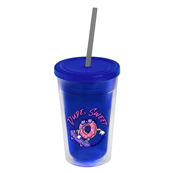16 oz Double-Wall Insulated Transparent Tumblers... from ASI 40480 Koozie Group