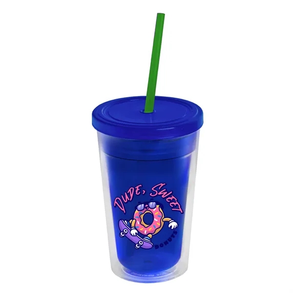 16 oz Double-Wall Insulated Transparent Tumblers... from ASI 40480 Koozie Group