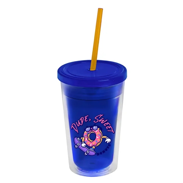 16 oz Double-Wall Insulated Transparent Tumblers... from ASI 40480 Koozie Group