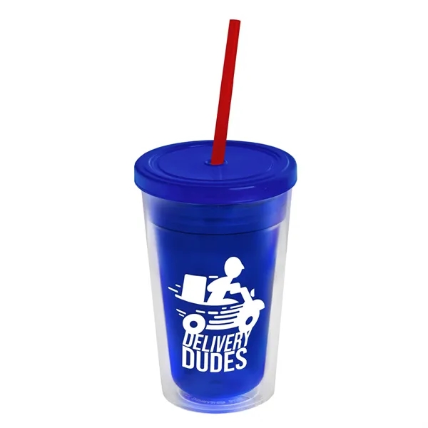 16 oz Double-Wall Insulated Transparent Tumblers... from ASI 40480 Koozie Group