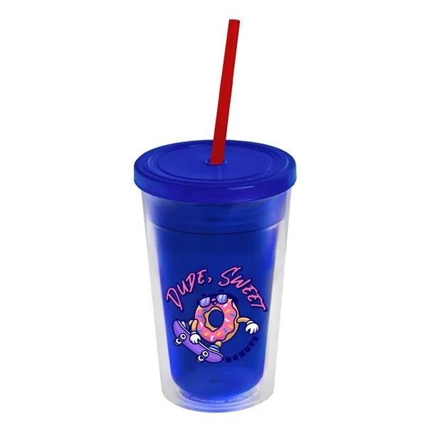 16 oz Double-Wall Insulated Transparent Tumblers... from ASI 40480 Koozie Group