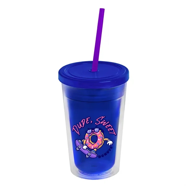 16 oz Double-Wall Insulated Transparent Tumblers... from ASI 40480 Koozie Group