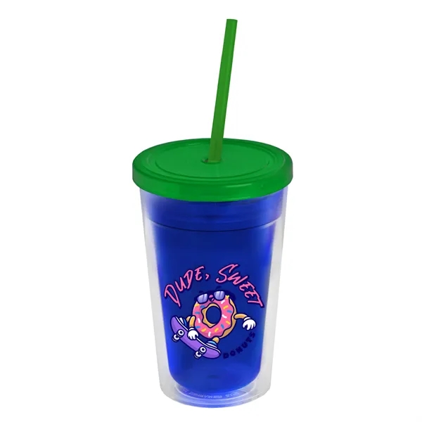 16 oz Double-Wall Insulated Transparent Tumblers... from ASI 40480 Koozie Group