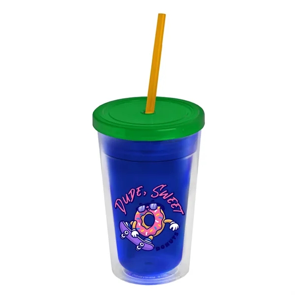 16 oz Double-Wall Insulated Transparent Tumblers... from ASI 40480 Koozie Group