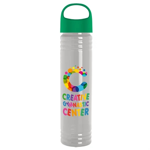 32 oz. Transparent Bottle with Oval Crest lid. Slim Cylinder Design... from ASI 40480 Koozie Group