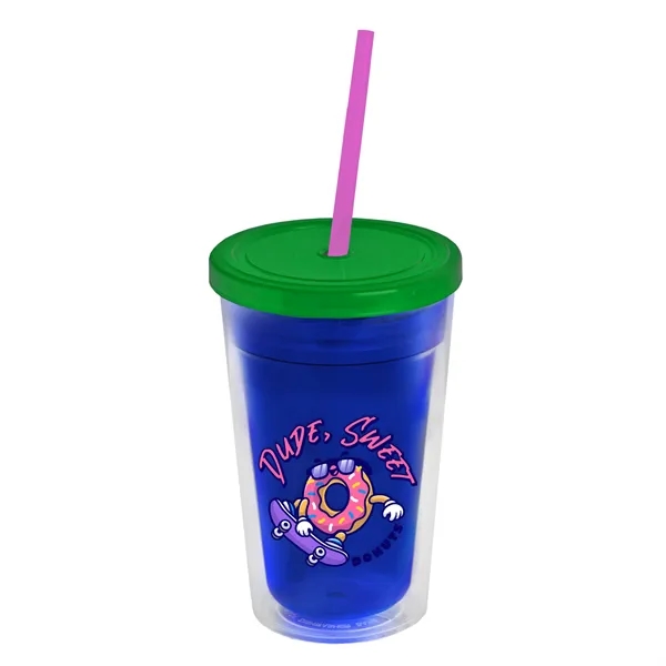 16 oz Double-Wall Insulated Transparent Tumblers... from ASI 40480 Koozie Group
