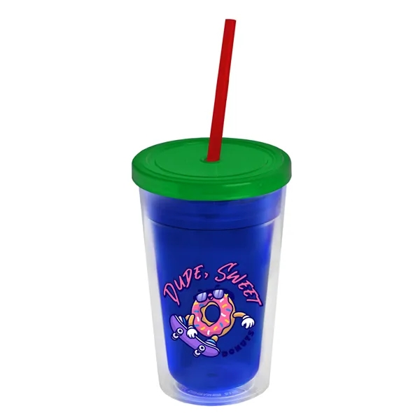 16 oz Double-Wall Insulated Transparent Tumblers... from ASI 40480 Koozie Group