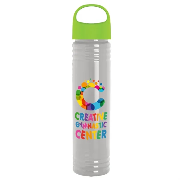 32 oz. Transparent Bottle with Oval Crest lid. Slim Cylinder Design... from ASI 40480 Koozie Group