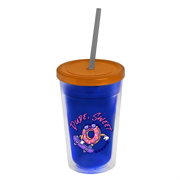 16 oz Double-Wall Insulated Transparent Tumblers... from ASI 40480 Koozie Group