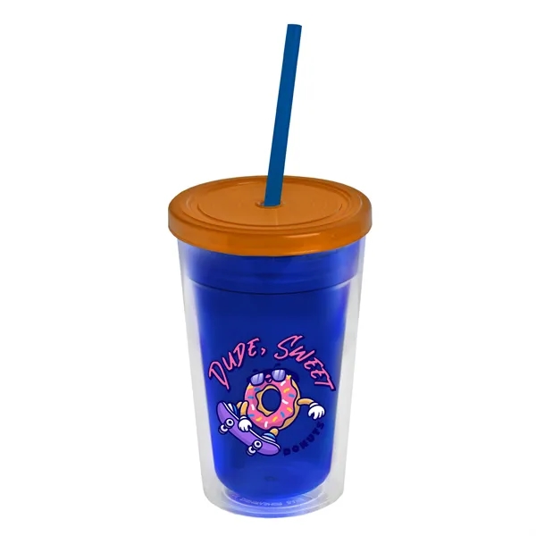 16 oz Double-Wall Insulated Transparent Tumblers... from ASI 40480 Koozie Group