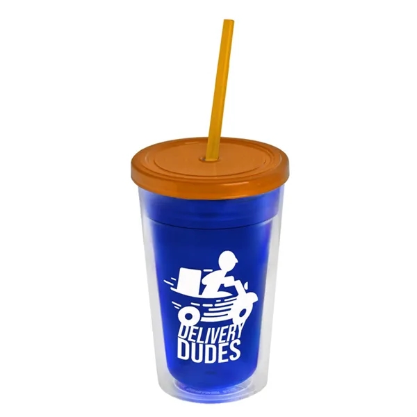 16 oz Double-Wall Insulated Transparent Tumblers... from ASI 40480 Koozie Group