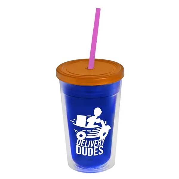 16 oz Double-Wall Insulated Transparent Tumblers... from ASI 40480 Koozie Group