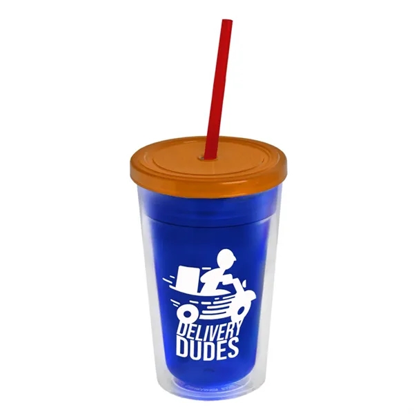 16 oz Double-Wall Insulated Transparent Tumblers... from ASI 40480 Koozie Group