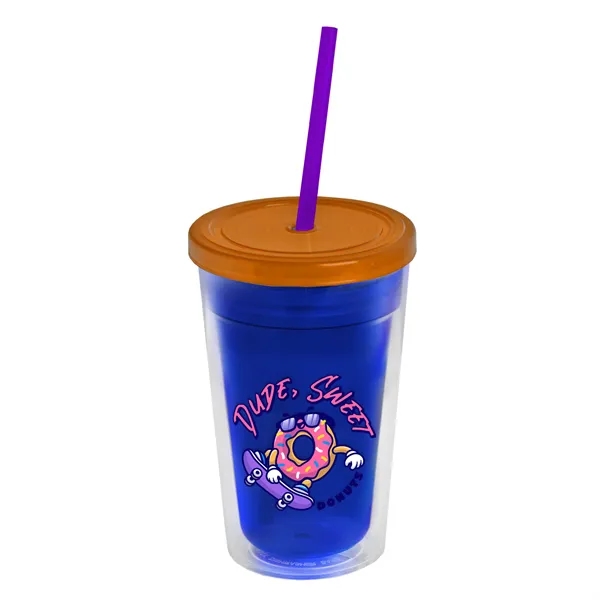 16 oz Double-Wall Insulated Transparent Tumblers... from ASI 40480 Koozie Group