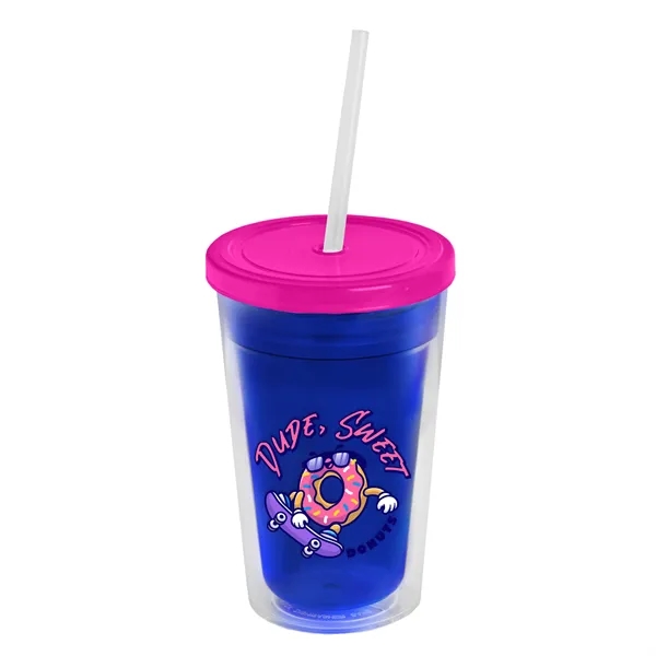 16 oz Double-Wall Insulated Transparent Tumblers... from ASI 40480 Koozie Group