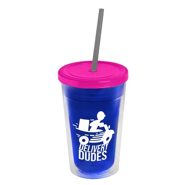 16 oz Double-Wall Insulated Transparent Tumblers... from ASI 40480 Koozie Group