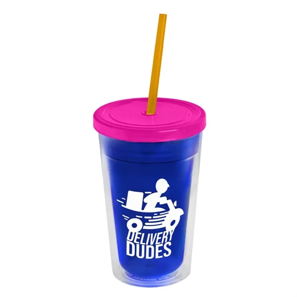 16 oz Double-Wall Insulated Transparent Tumblers... from ASI 40480 Koozie Group