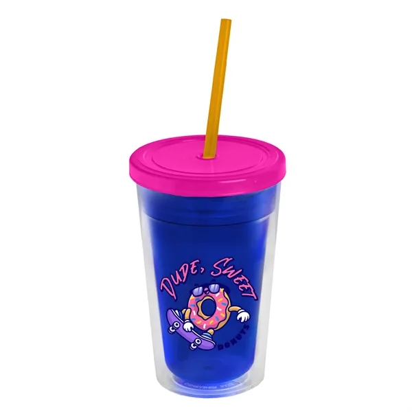16 oz Double-Wall Insulated Transparent Tumblers... from ASI 40480 Koozie Group