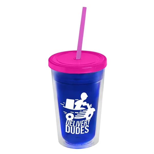 16 oz Double-Wall Insulated Transparent Tumblers... from ASI 40480 Koozie Group
