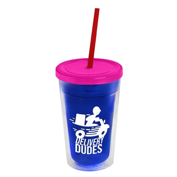 16 oz Double-Wall Insulated Transparent Tumblers... from ASI 40480 Koozie Group