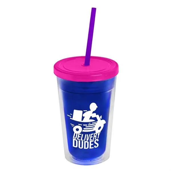 16 oz Double-Wall Insulated Transparent Tumblers... from ASI 40480 Koozie Group