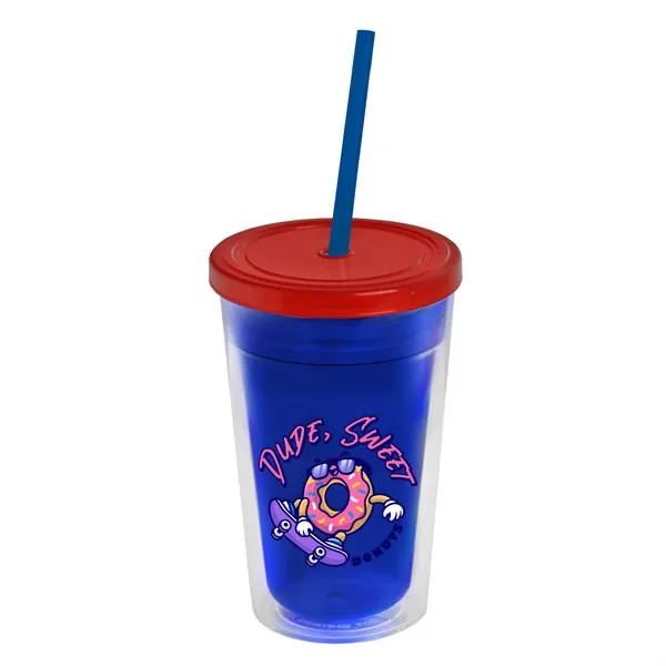 16 oz Double-Wall Insulated Transparent Tumblers... from ASI 40480 Koozie Group