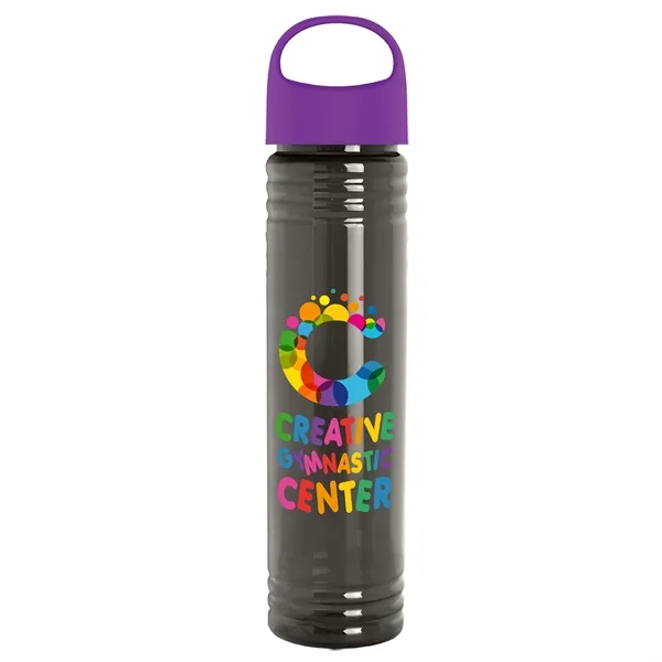 32 oz. Transparent Bottle with Oval Crest lid. Slim Cylinder Design... from ASI 40480 Koozie Group