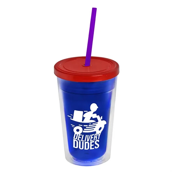 16 oz Double-Wall Insulated Transparent Tumblers... from ASI 40480 Koozie Group