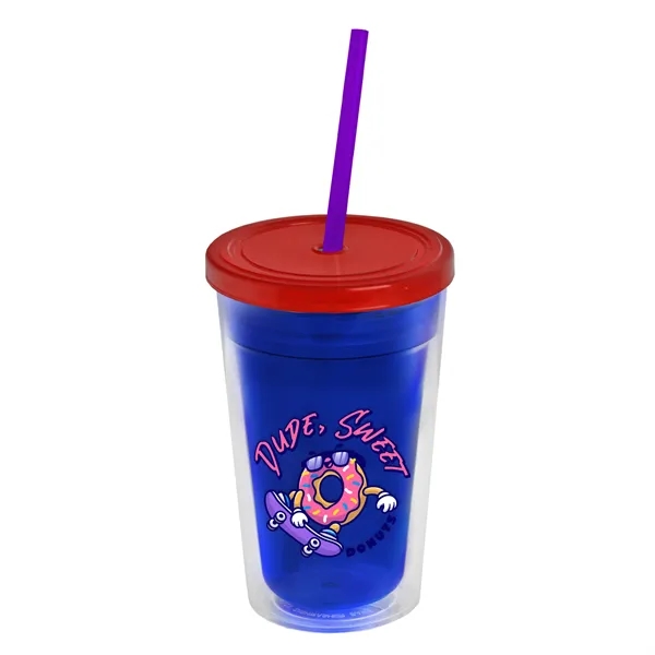 16 oz Double-Wall Insulated Transparent Tumblers... from ASI 40480 Koozie Group