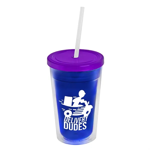 16 oz Double-Wall Insulated Transparent Tumblers... from ASI 40480 Koozie Group