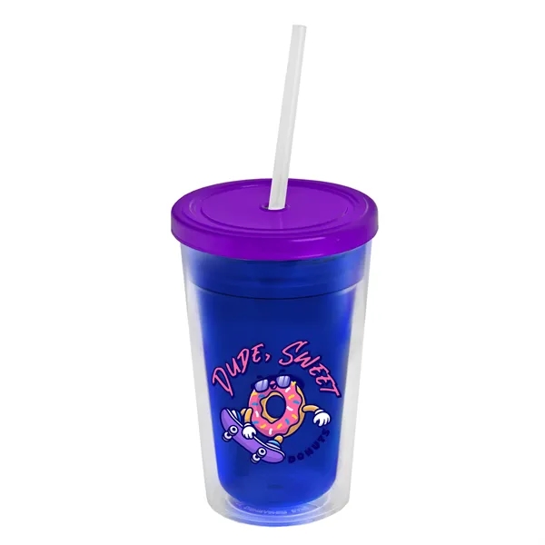16 oz Double-Wall Insulated Transparent Tumblers... from ASI 40480 Koozie Group