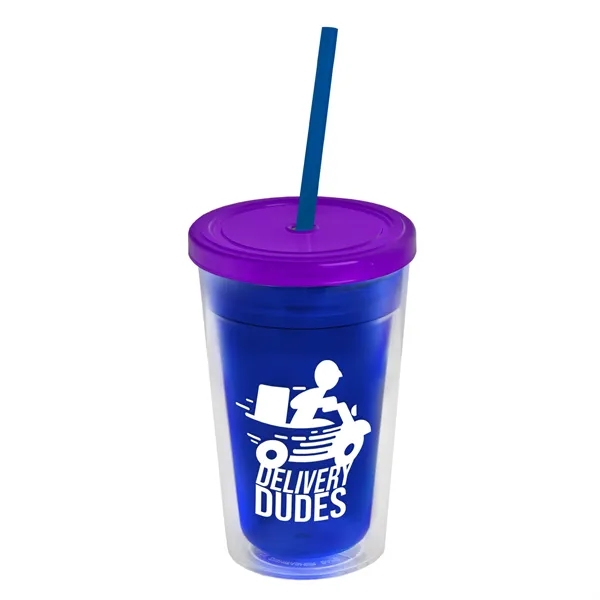16 oz Double-Wall Insulated Transparent Tumblers... from ASI 40480 Koozie Group