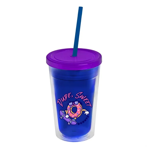 16 oz Double-Wall Insulated Transparent Tumblers... from ASI 40480 Koozie Group