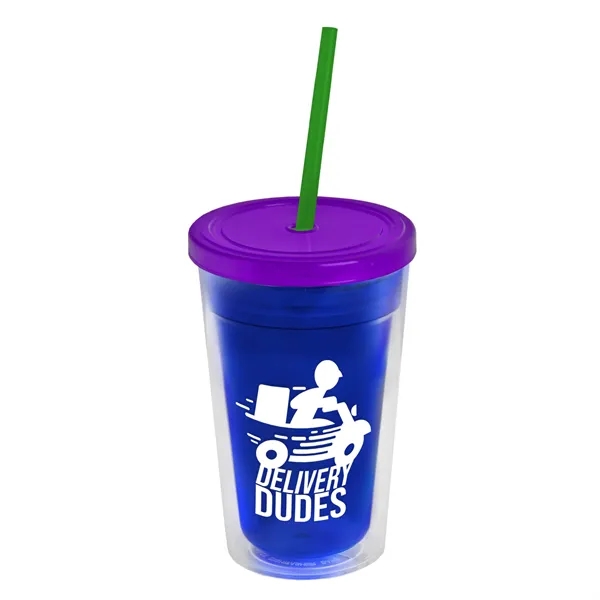 16 oz Double-Wall Insulated Transparent Tumblers... from ASI 40480 Koozie Group