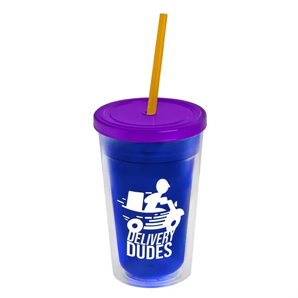 16 oz Double-Wall Insulated Transparent Tumblers... from ASI 40480 Koozie Group